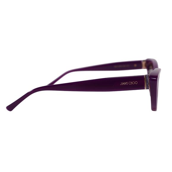 Jimmy Choo ADDY Narrow Cat Eye Womens Sunglasses - Violet / Violet - NWT - Picture 8 of 12